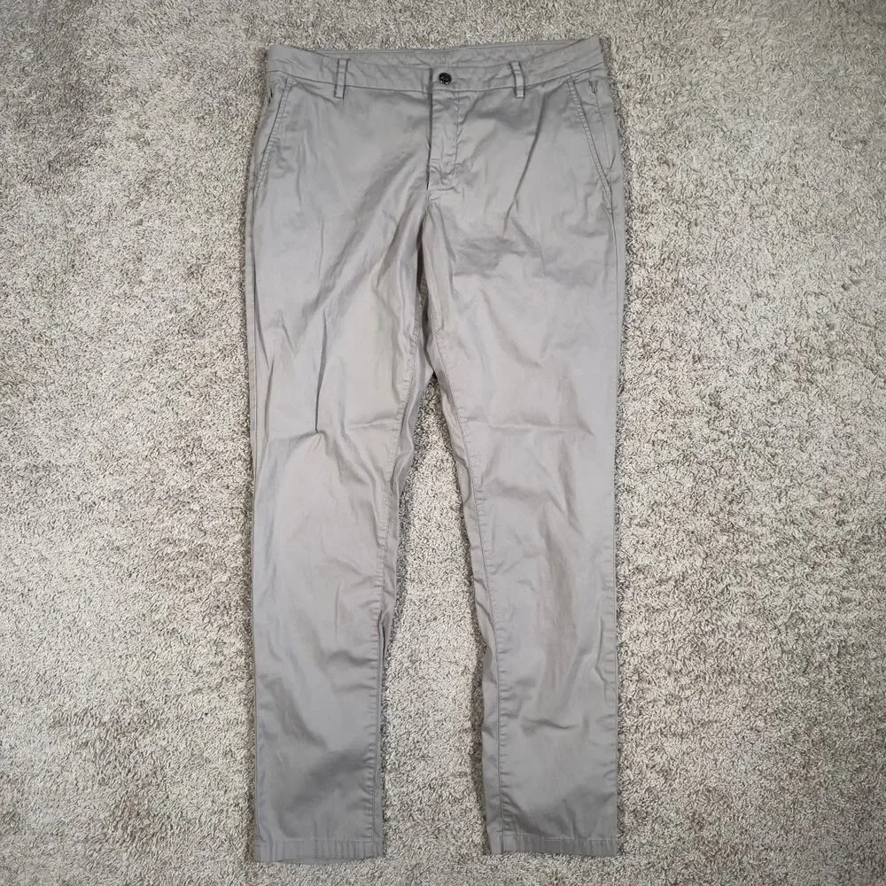 Birddogs Pants Mens 36x34 Beige Unlined Stretch Performance Chino